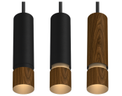 ID+ 2" Cylinders Black + Walnut