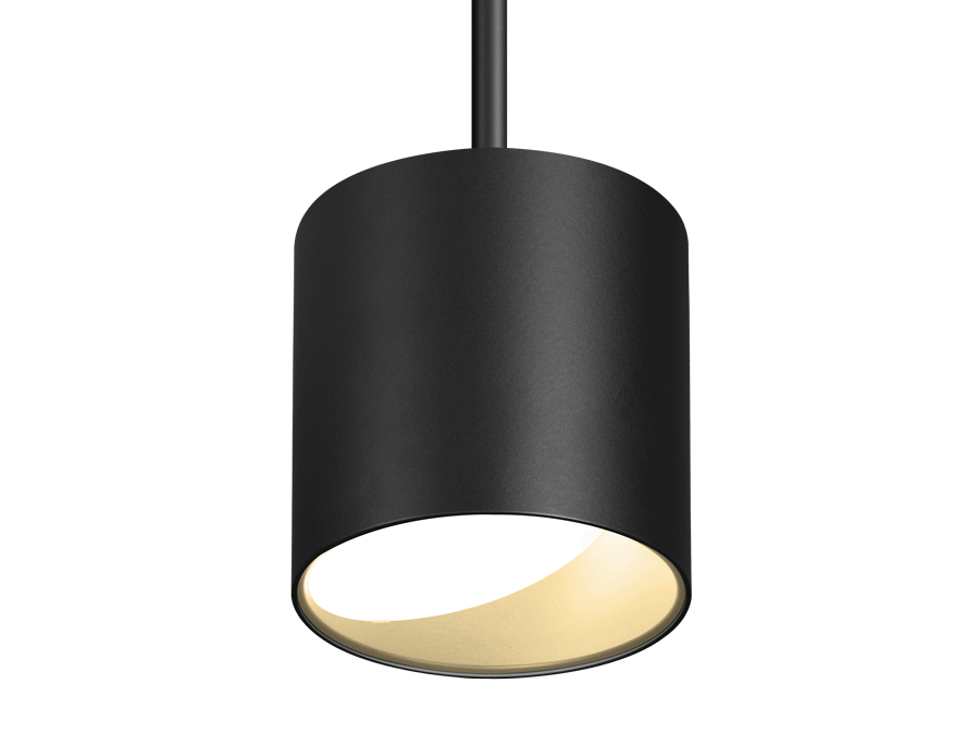 ID+ 3.5" Pure Cylinder Wall Wash Black Housing