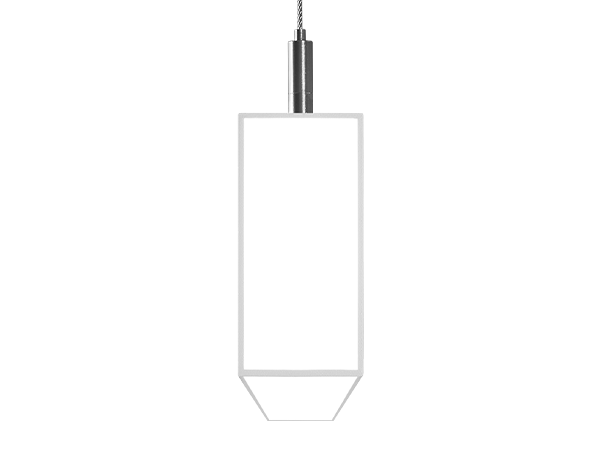 Seem 1 Suspended with Lit End Caps