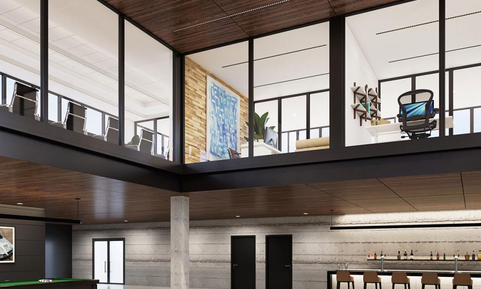 Seem 1 Louver Multi-Level Office