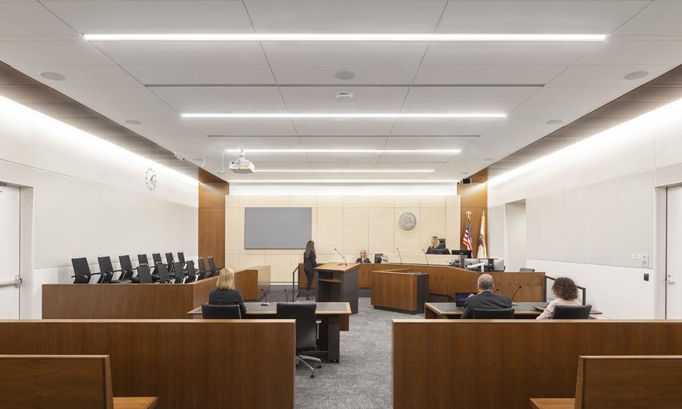 Will County Courthouse Courtroom Seem 4 Focus Wall Wash