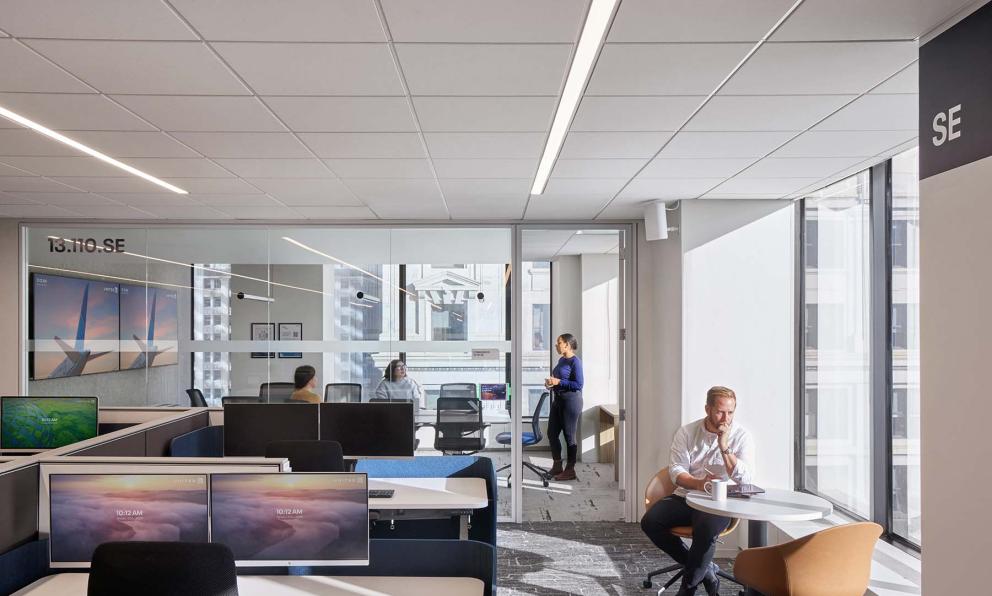 Seem 2 Recessed Open Office