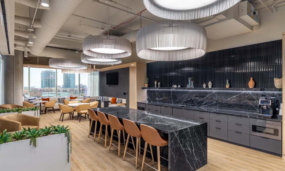 Lia employee breakroom