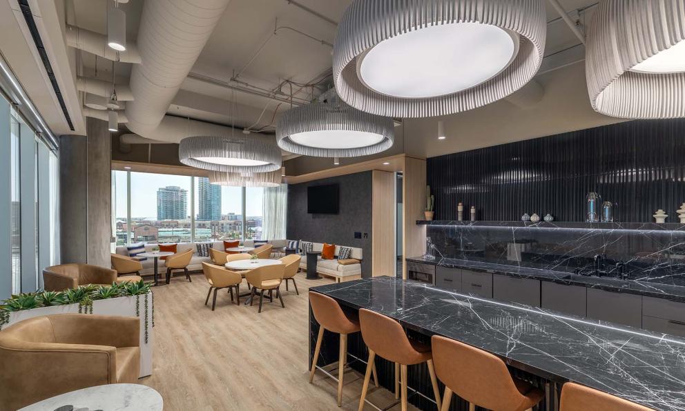 Lia employee breakroom