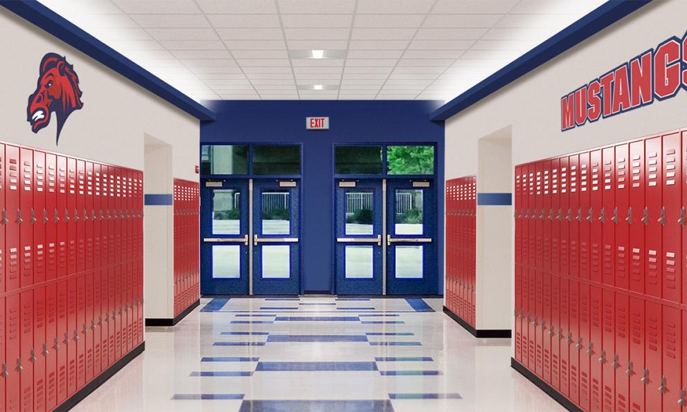 Covert Lite High School Corridor