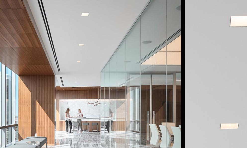Cushman & Wakefield Corridor 4.5"x4.5" Downlights