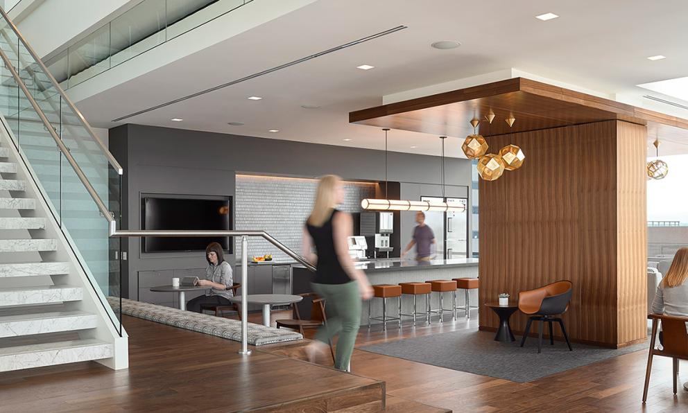 Cushman & Wakefield Working Lounge 4.5"x4.5" Downlights