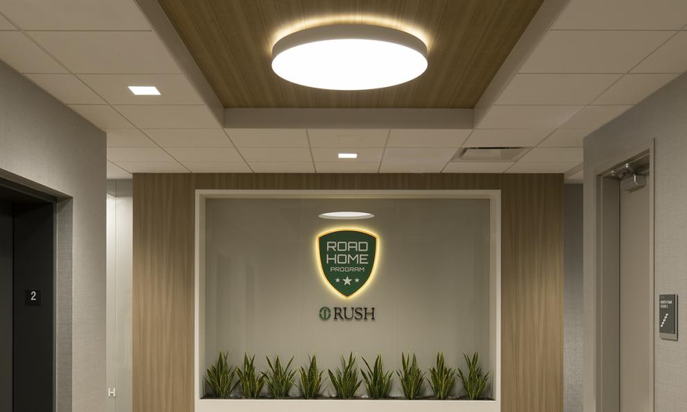 Rush Road Home Intensive Outpatient Elevator Lobby Skydome Edge