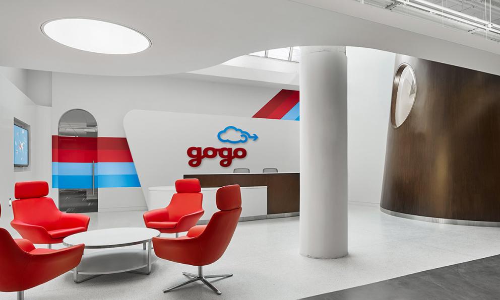 GoGo reception area