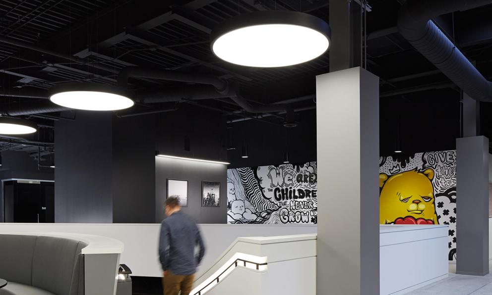Havas Worldwide Corridor Stairs Skydome