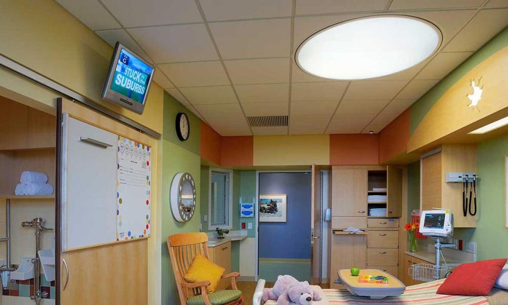 American Family Children's Hospital Patient Room Skydome