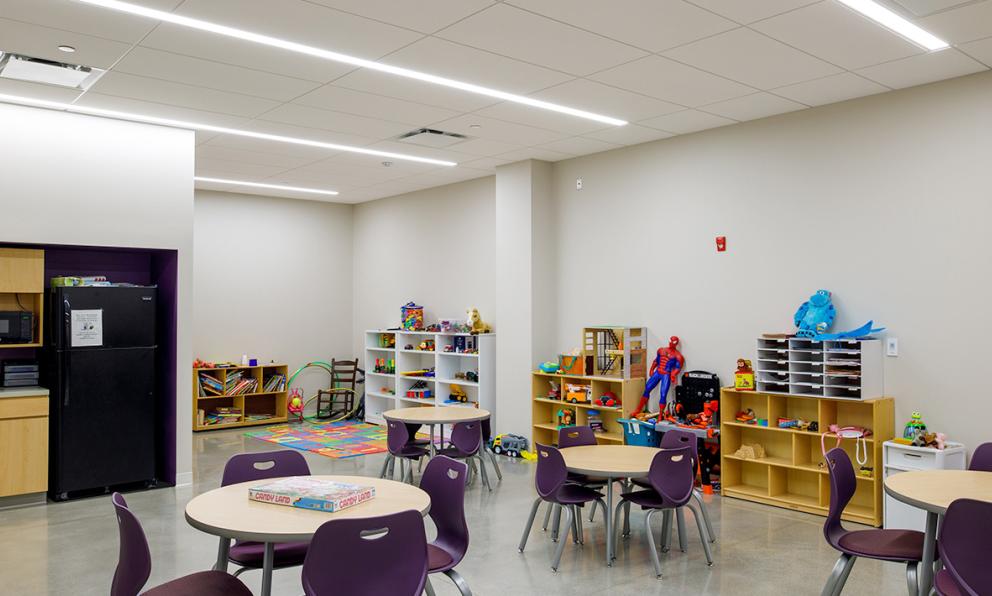 Esperanza Healthcare Playroom Seem 4 Recessed