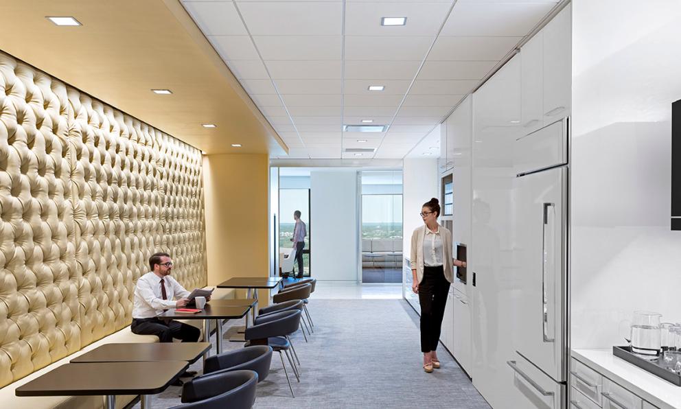 Greenberg Trauig Breakroom Seem Perimeter