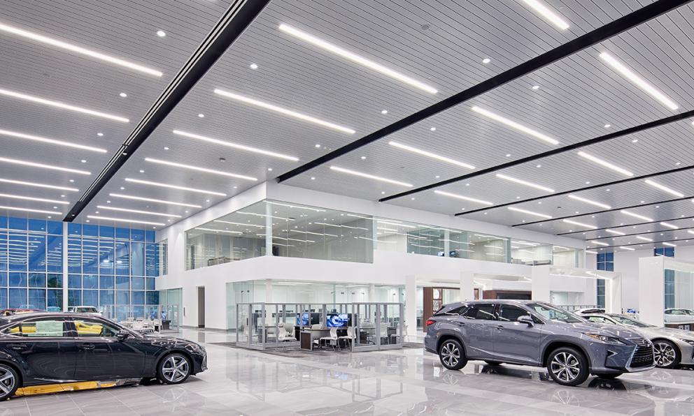 Lexus of Orlando Showroom Seem 4 4.5" Downlight