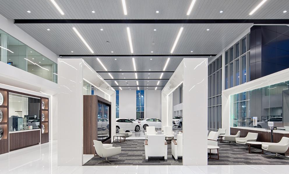 Lexus of Orlando Showroom Seem 4 4.5" Downlight