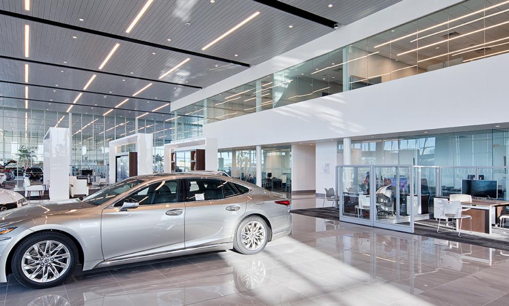 Lexus of Orlando Showroom Seem 4 4.5" Downlight