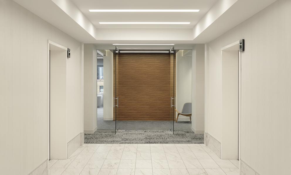 Hanley Corporate Tower Elevator Corridor Seem 6