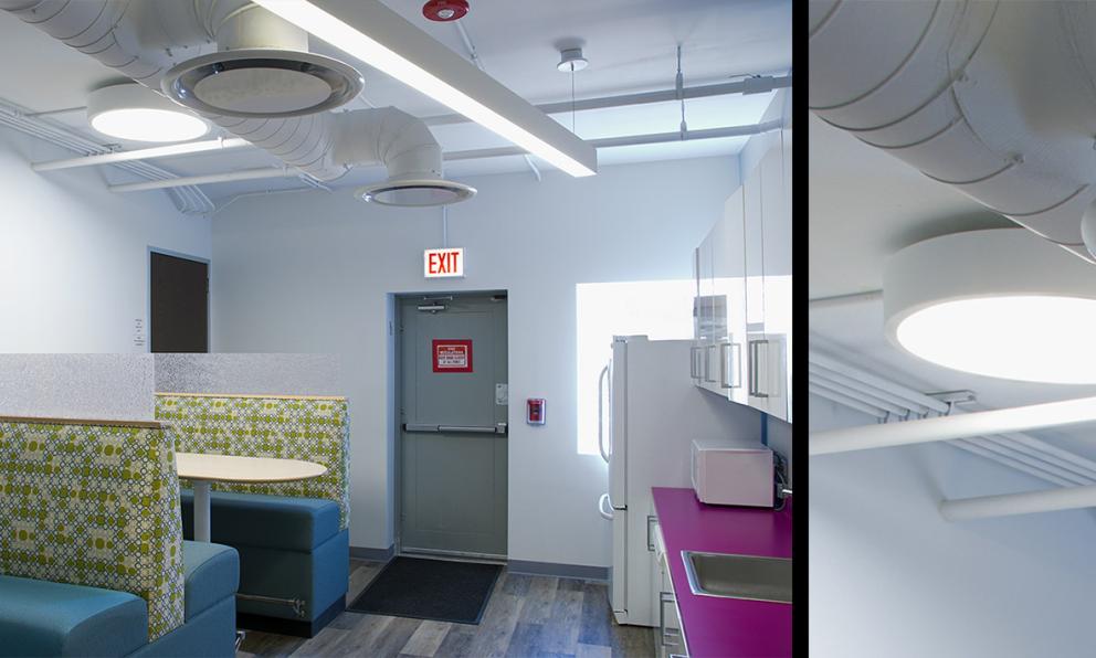Onward Neighborhood House Cafeteria Kitchen Seem 4 Skydome LED