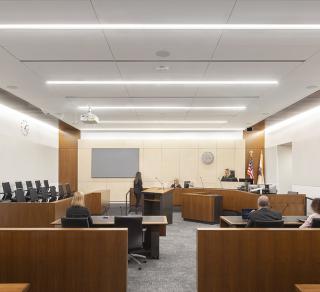 Will County Courthouse Courtroom Seem 4 Focus Wall Wash