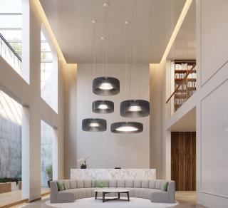 Lia, Pendant, Cluster, Hospitality Lobby 