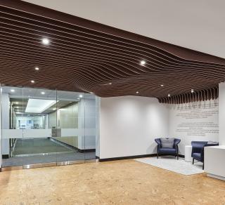 OCIL Reception waiting area, Mora, ID+ 2" cylinders