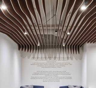 OCIL Reception waiting area, Mora, ID+ 2" cylinders