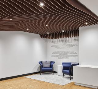 OCIL Reception waiting area, Mora, ID+ 2" cylinders