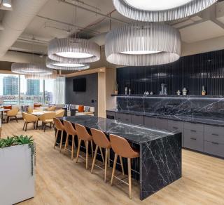 Lia employee breakroom