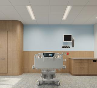 Akeso Peak Patient Room - Ambient