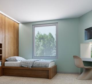 Seem 4 Behavioral Health Perimeter Trim Flange individual unit patient room