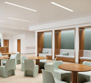 Seem 4 Behavioral Health Recessed & Perimeter Trim Flange, Common Area