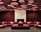 Plyta Ovo lounge featuring Cosmic Pink Nebula