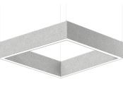 Seem 2 Acoustic 90° Corner Lit Square Pattern Image