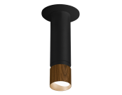 ID+ 2" Cylinder Wall Wash Surface Mount Black Walnut