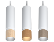 ID+ 2" Cylinders White + Light Oak, Chestnut, Gray Elm