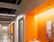 Esperanza Healthcare Corridor Seem 1 Acoustic Focus Wall Wash