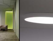 Skydome Surface Mount Veolia Open Office Corridor