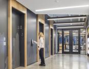 Confidential Financial Company Elevator Lobby Corridor Seem 4