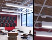 Thomas Interior Systems Seem 4 Suspended Waiting Area