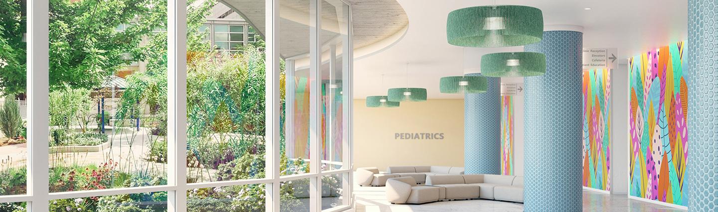 Healthcare - Lia Decorative Acoustic Pendant