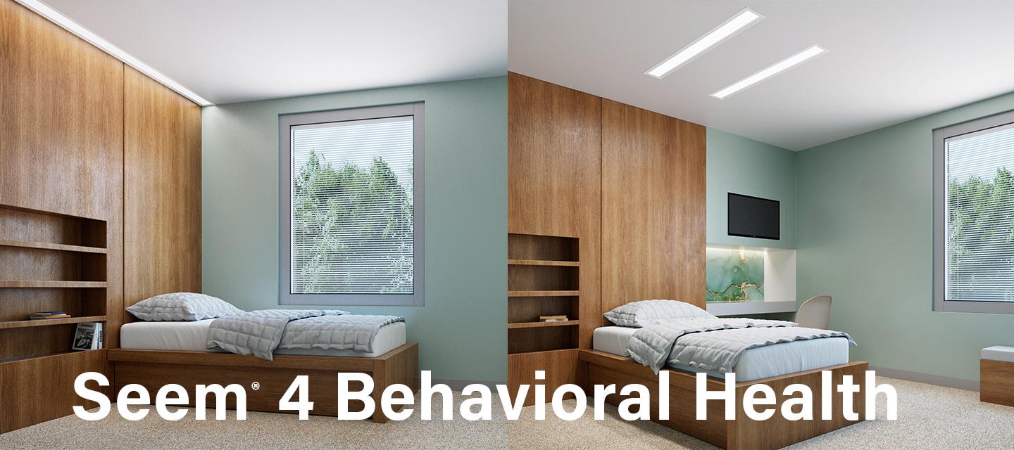 Seem 4 Behavioral Health patient rooms