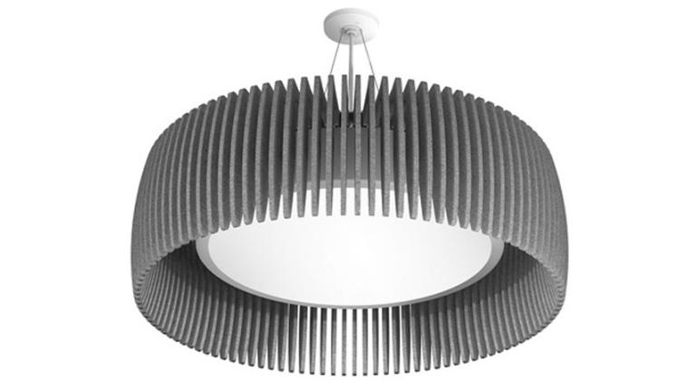 Acoustic Pendant Silver Gray