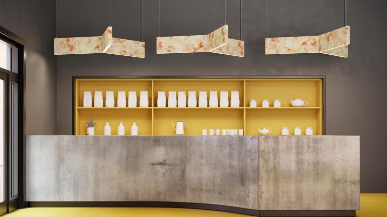 Seem 1 Trio cafe in Solar Flare from the Cosmic collection