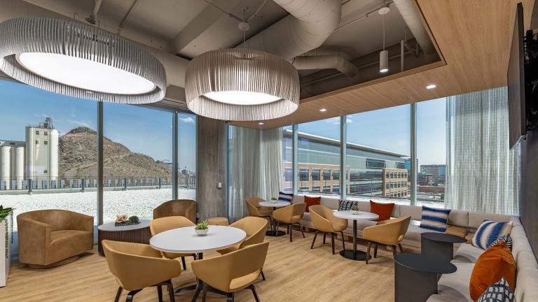 Lia employee breakroom