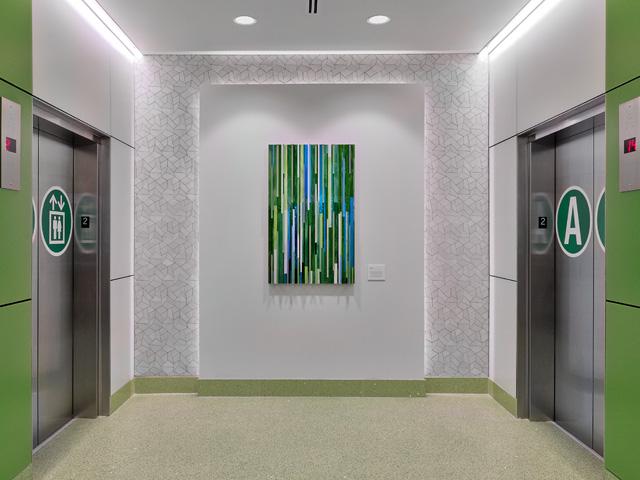 Healthcare Elevator lobby