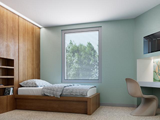 Seem 4 Behavioral Health Patient Room