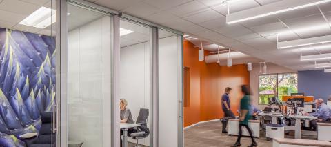 The Irvine Company Open Office Luna 2x4 Seem 4 Suspended