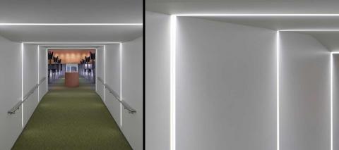 BP Bright Lights, Corridor, Seem 4 Wall-to-Ceiling