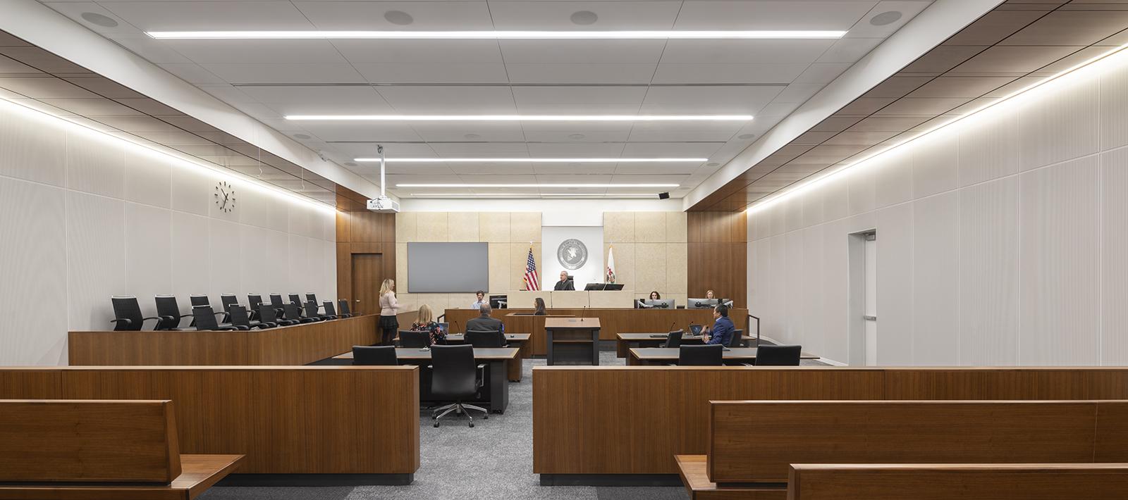 Will County Courthouse Courtroom Seem 4 Focus Wall Wash