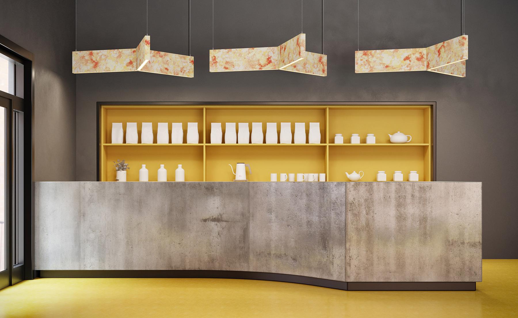 Seem 1 Trio cafe in Solar Flare from the Cosmic collection